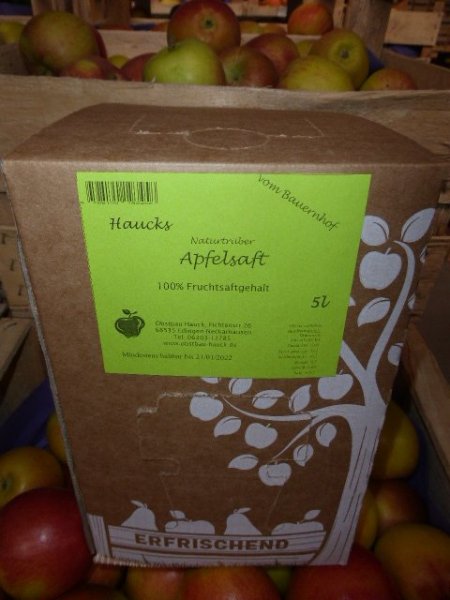 Apfelsaft naturtrüb Bag-in-Box 5L